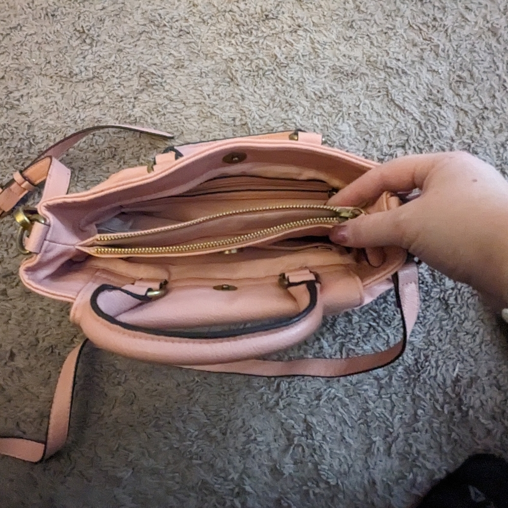 Light pink Target brand purse